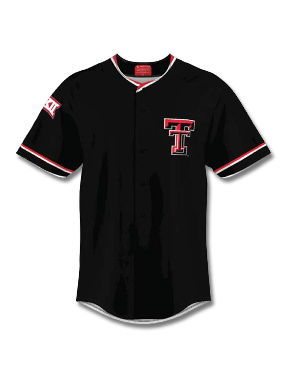 BOA Sportswear, Shirts, Boa Sportswear Pro Classic Texas Tech Red Raiders Baseball  Jersey Cottonxl