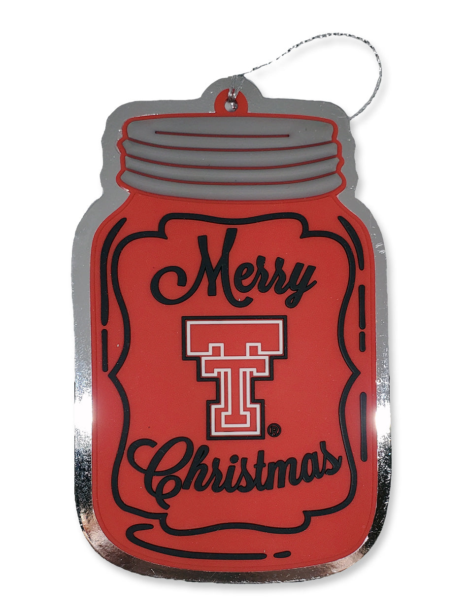 Texas Tech Let's Go Red Raiders Flat State of Texas Ceramic Ornament –  Red Raider Outfitter