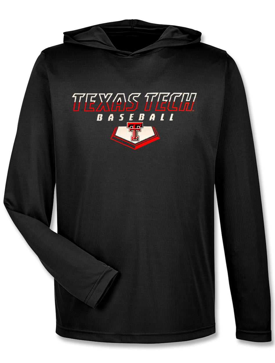 League Texas Tech Red Raiders Long Hand Script Long Sleeve T-Shirt in Black, Size: L, Sold by Red Raider Outfitters