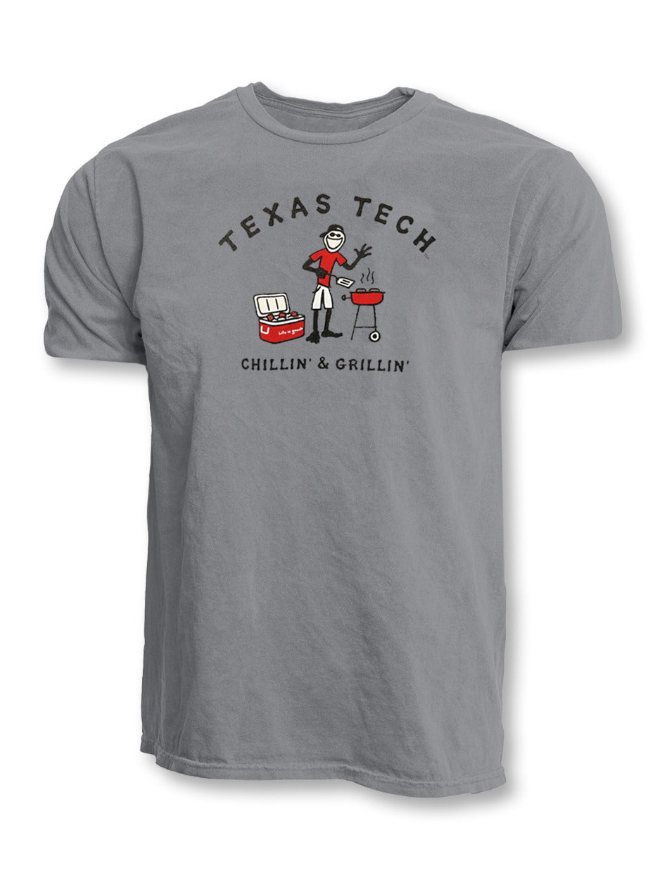 GameGuard Texas Tech Red Raiders Double T Microfiber Fishing Shirt in Black, Size: XL, Sold by Red Raider Outfitters