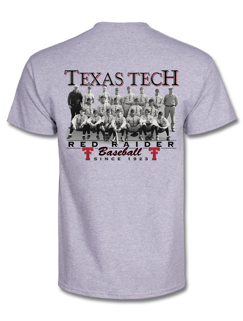 Texas Tech Red Raiders Gnarly Gradient Arch T-Shirt in White, Size: L, Sold by Red Raider Outfitters