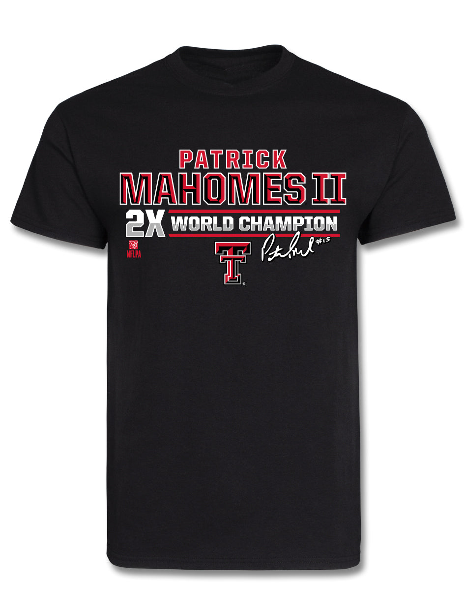 Patrick Mahomes Ii 2x World Champions Texas Tech Shirt, hoodie, sweater,  long sleeve and tank top