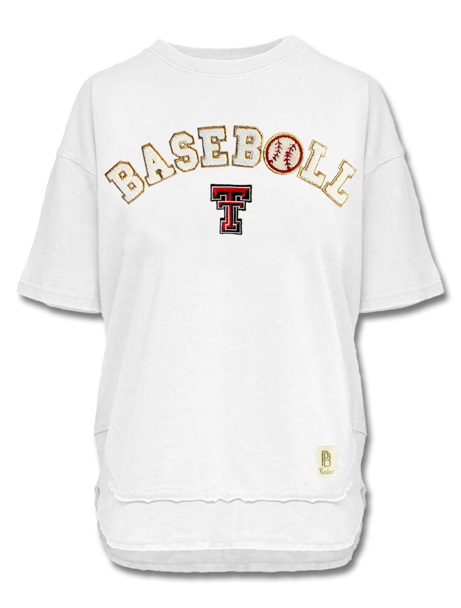 Custom Texas Tech Red Raiders Double T Replica Baseball Black Jersey in Black, Size: S, Sold by Red Raider Outfitters