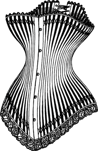 Corset de femme ancien