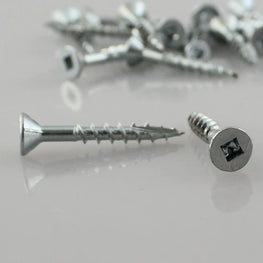 Picture of Eurofit 080212FH, #8 X2-1/2'' Flat Head Screw #2 Square, Type 17 (500/Box)