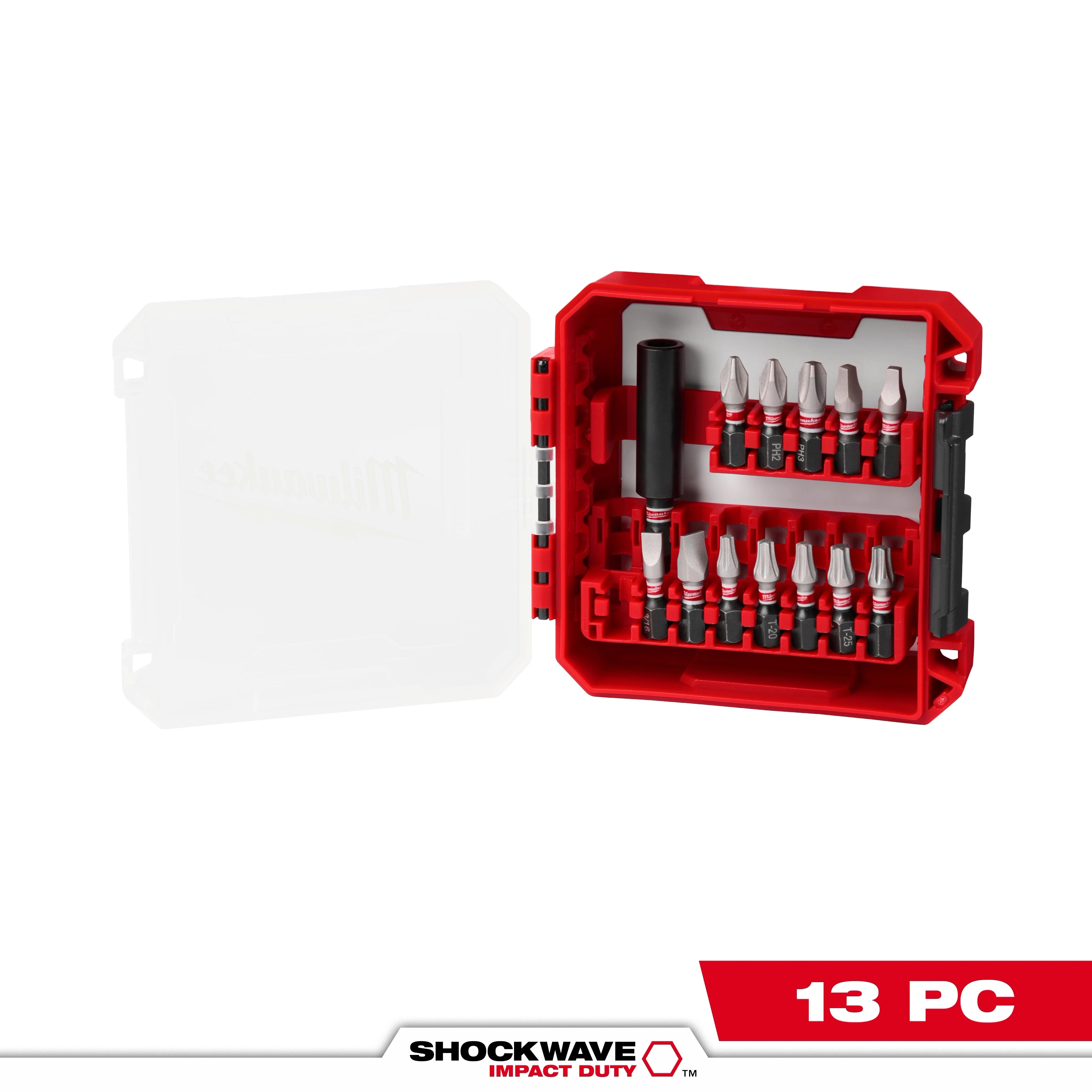 Milwaukee 48-32-4035, 13PC SHOCKWAVE™ Impact Duty Driver Bit Set