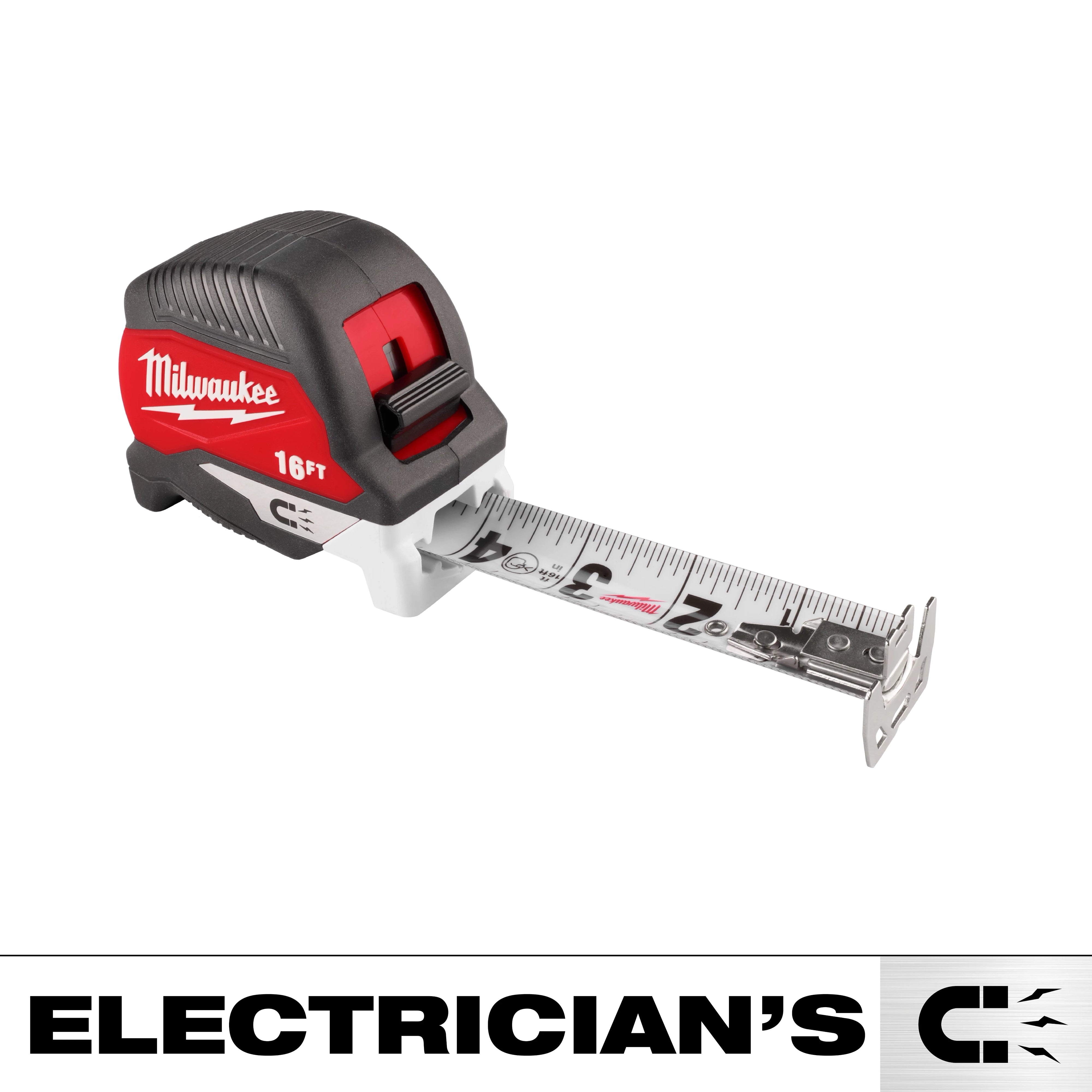 Milwaukee 48-22-1018M, 16ft Electrician's Magnetic Tape Measure