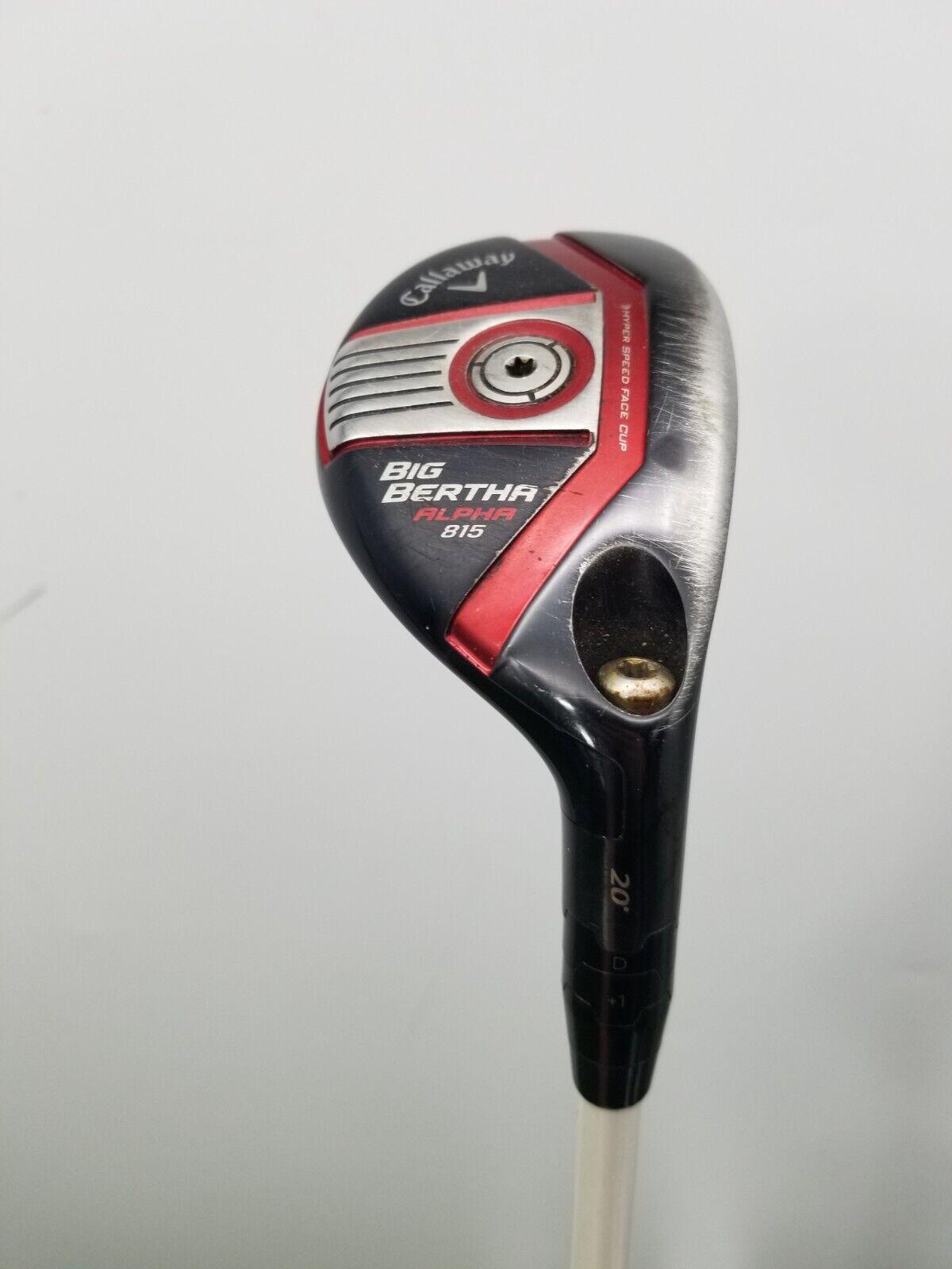 CALLAWAY BIG BERTHA ALPHA 815 3-HYBRID 20* STIFF FUJI SPEEDER 865 40