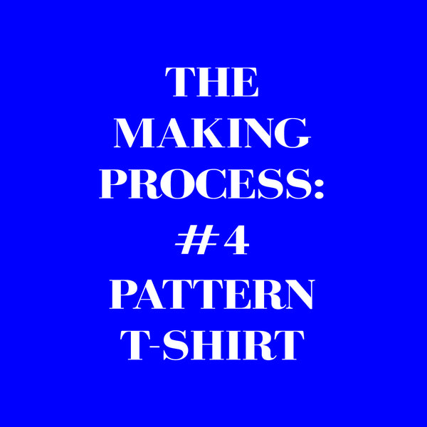 Screen printed all over pattern t-shirt making process