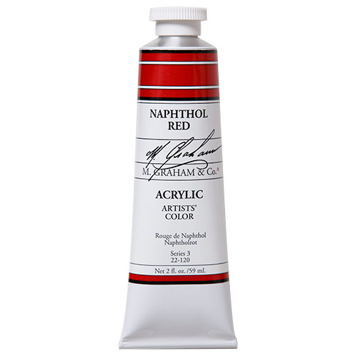 Pyrrol Red 2oz (59ml) Acrylic Paint Tube – spokane-art-supply