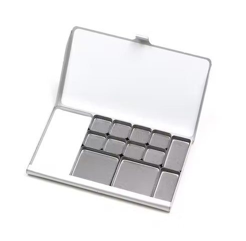 Empty Metal Foldable Watercolor Palette (holds 24 half pans) –  spokane-art-supply