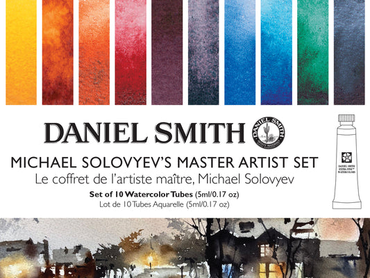 DANIEL SMITH QUINACRIDONES FULL WATERCOLOR SET - FULL SET OF 14  QUINACRIDONES WATERCOLOURS - Artemiranda, Daniel Smith Watercolor Set 
