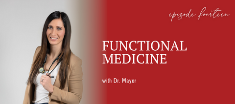 header graphic for episode 14 Functional Medicine with Dr. Mayer