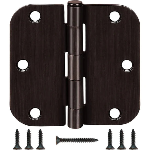 3.5 inch oil-rubbed bronze door hinges