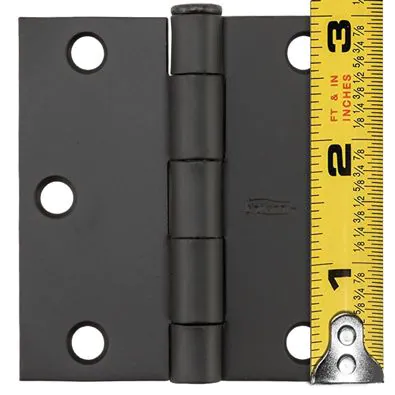 door hinges size