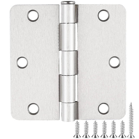 brushed nickel door hinges