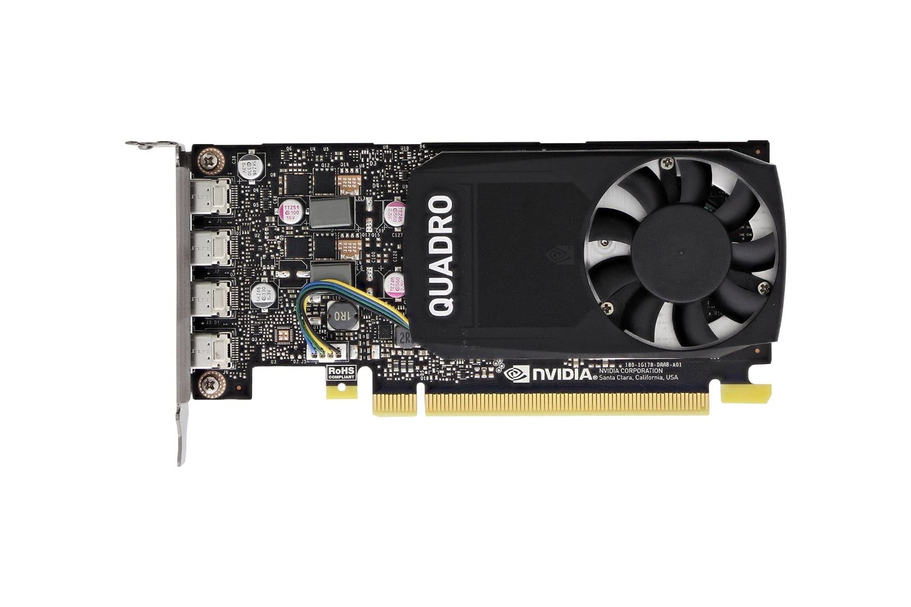 Nvidia Quadro P5000 16GB GDDR5 288GBps 2560 CUDA Core 180W PCI Express