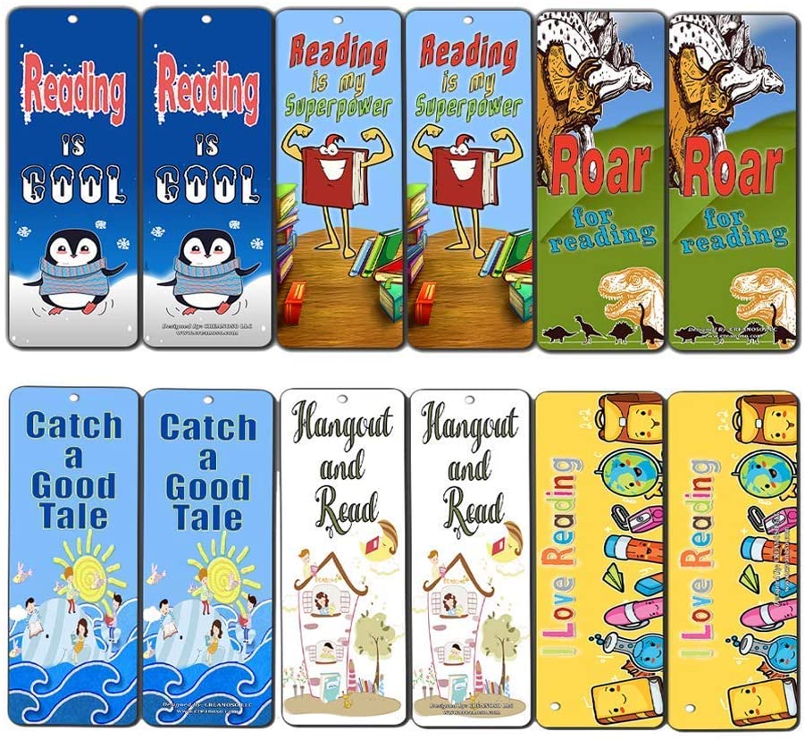 Educational 6 X Reading Goal Laminated Bookmarks With Stickers Educational Resources Kids Other Educational Toys