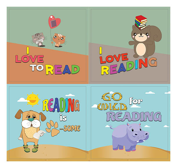 Creanoso Animal Good Reading Stickers for Kids (20-Sheet) Ã¢â‚¬â€œ Uni