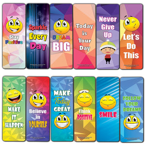 Creanoso Positive Sayings Emoji Bookmarks For Kids 30 Pack A A A œ