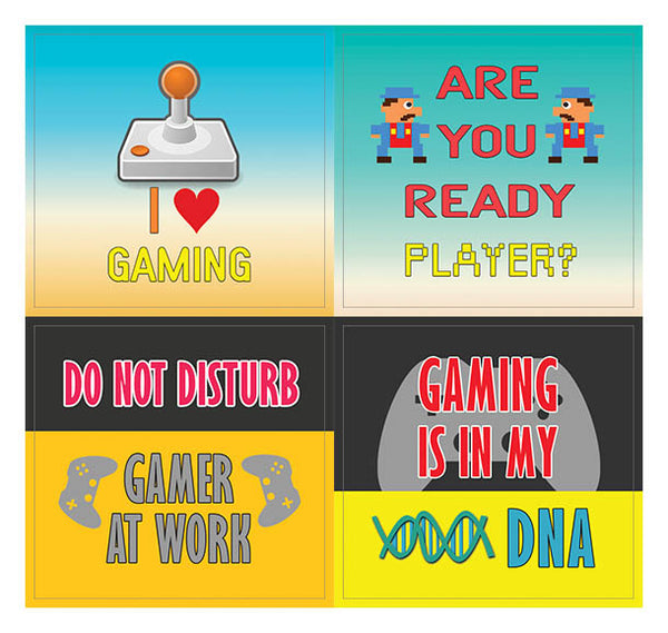 Creanoso Fun Gamer Stickers For Gamers Awesome And Cool Sticker Card