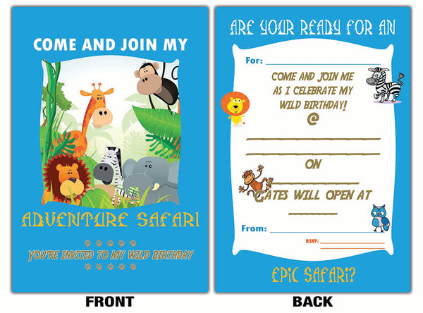 Creanoso Birthday Gifts Cards for Boys, Girls, Teens, Kids, Child (60-Pack) â€“ Cute Animal Design