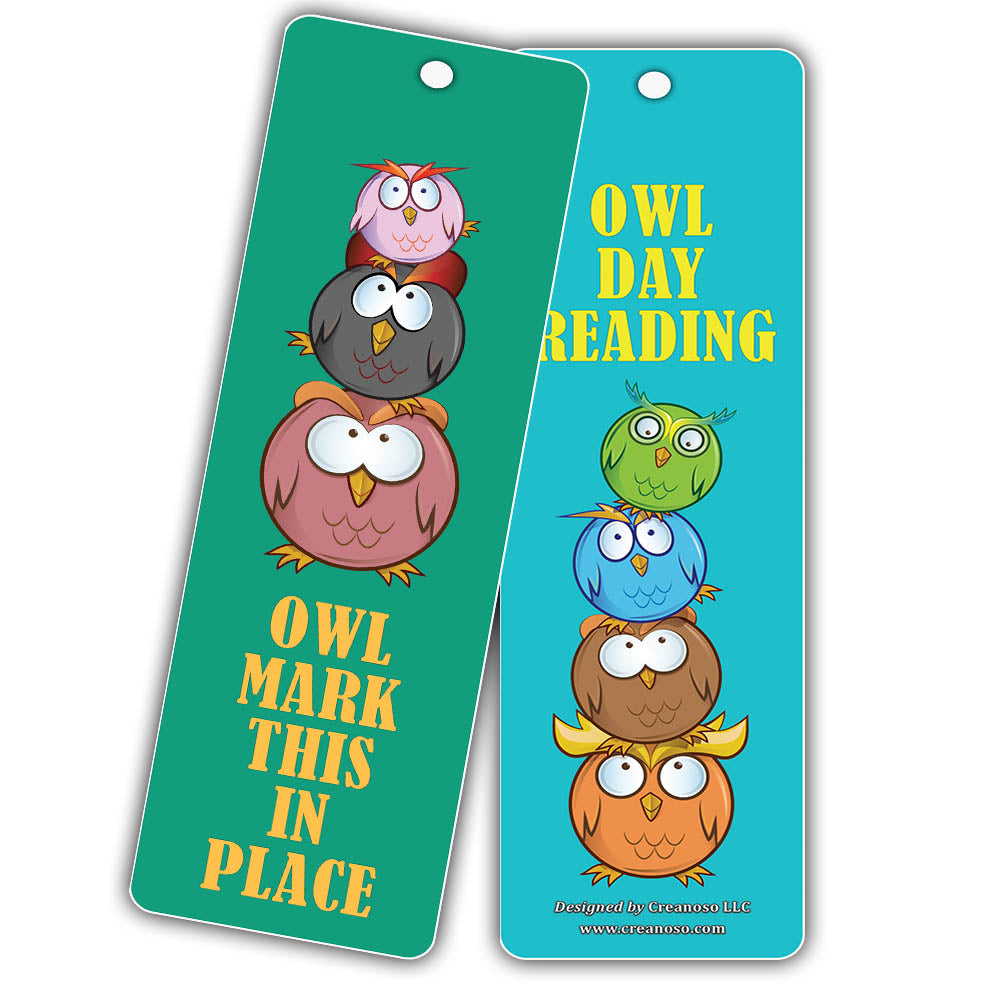 Creanoso Owl Reading Bookmarks Inspirational Book