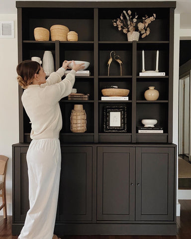How to Use IKEA Furniture for Built-In Storage