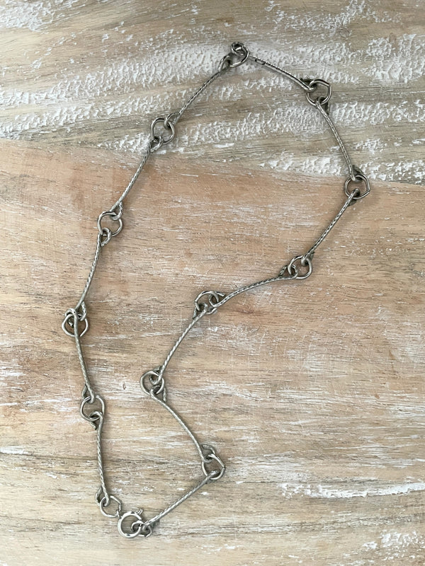 14k GF 1mm curb chain w/ beads — Vent