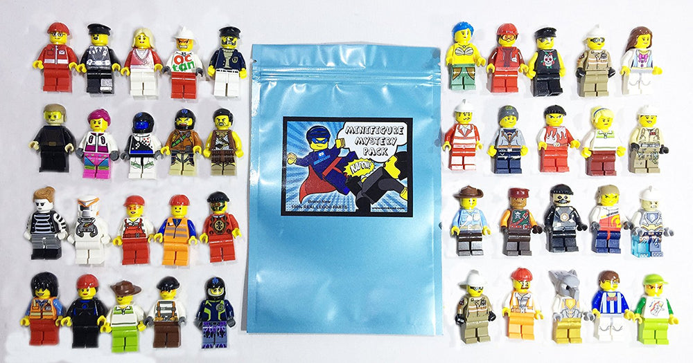 LEGO Friends Girl Female Male Minifigures - Lot of 6 Random Figures (No  Duplicates)