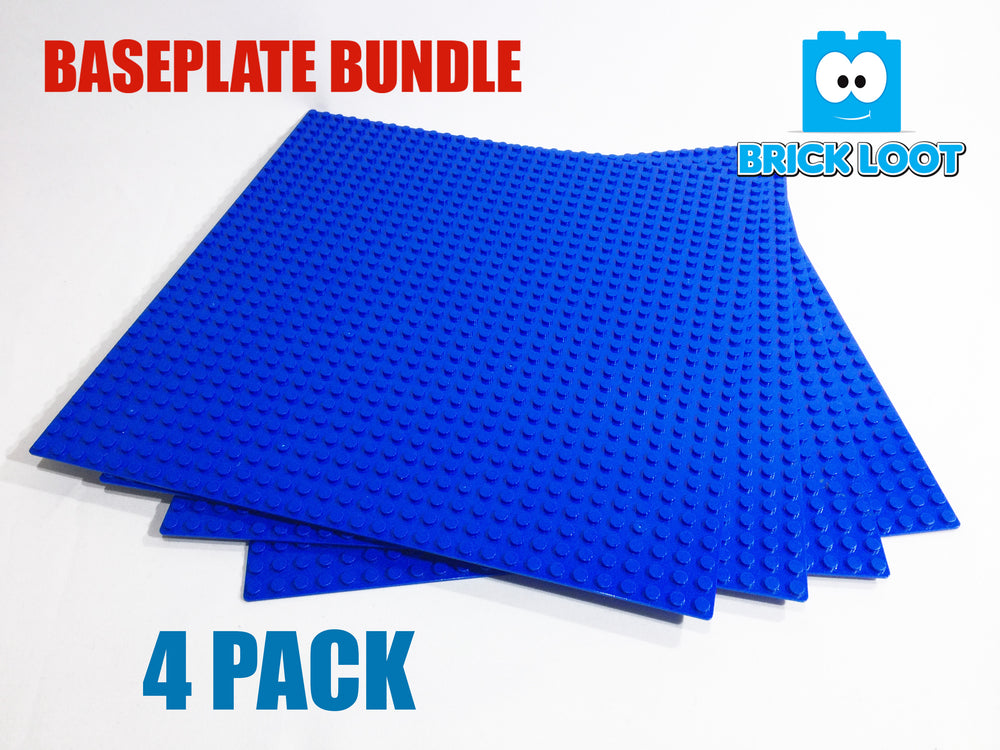 Baseplate Bundle - 10 pack of 16x16 - 5 x 5 Base Plates – Brick Loot