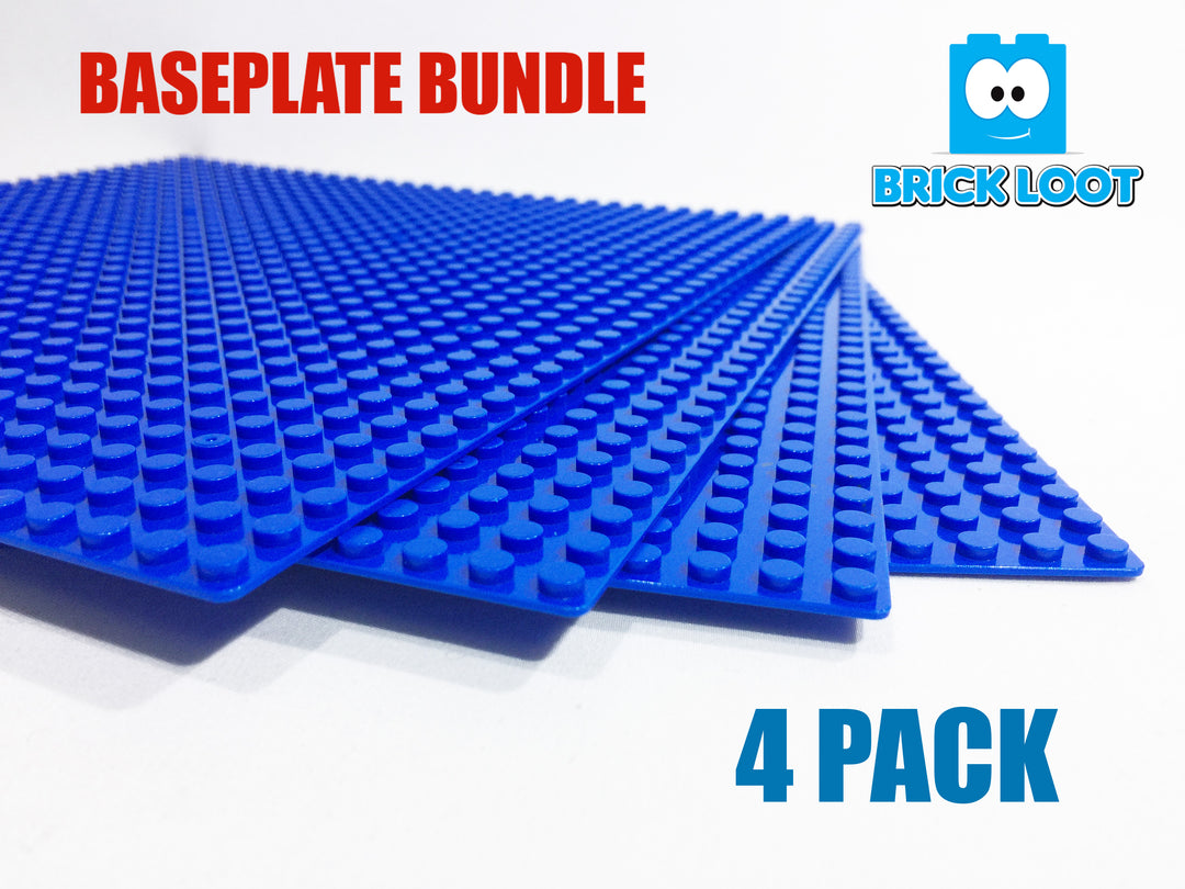 Baseplate Bundle - 10 pack of 16x16 - 5 x 5 Base Plates – Brick Loot