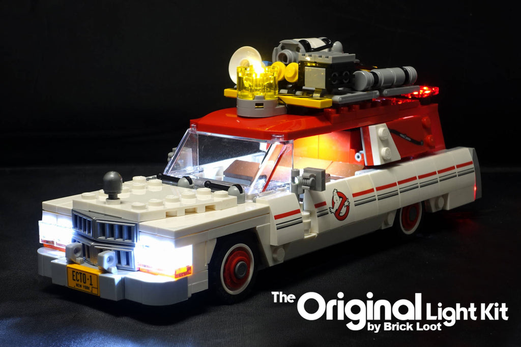 LED Lighting for Ghostbusters™ Ecto - 1 & 2 set 75828 – Brick Loot