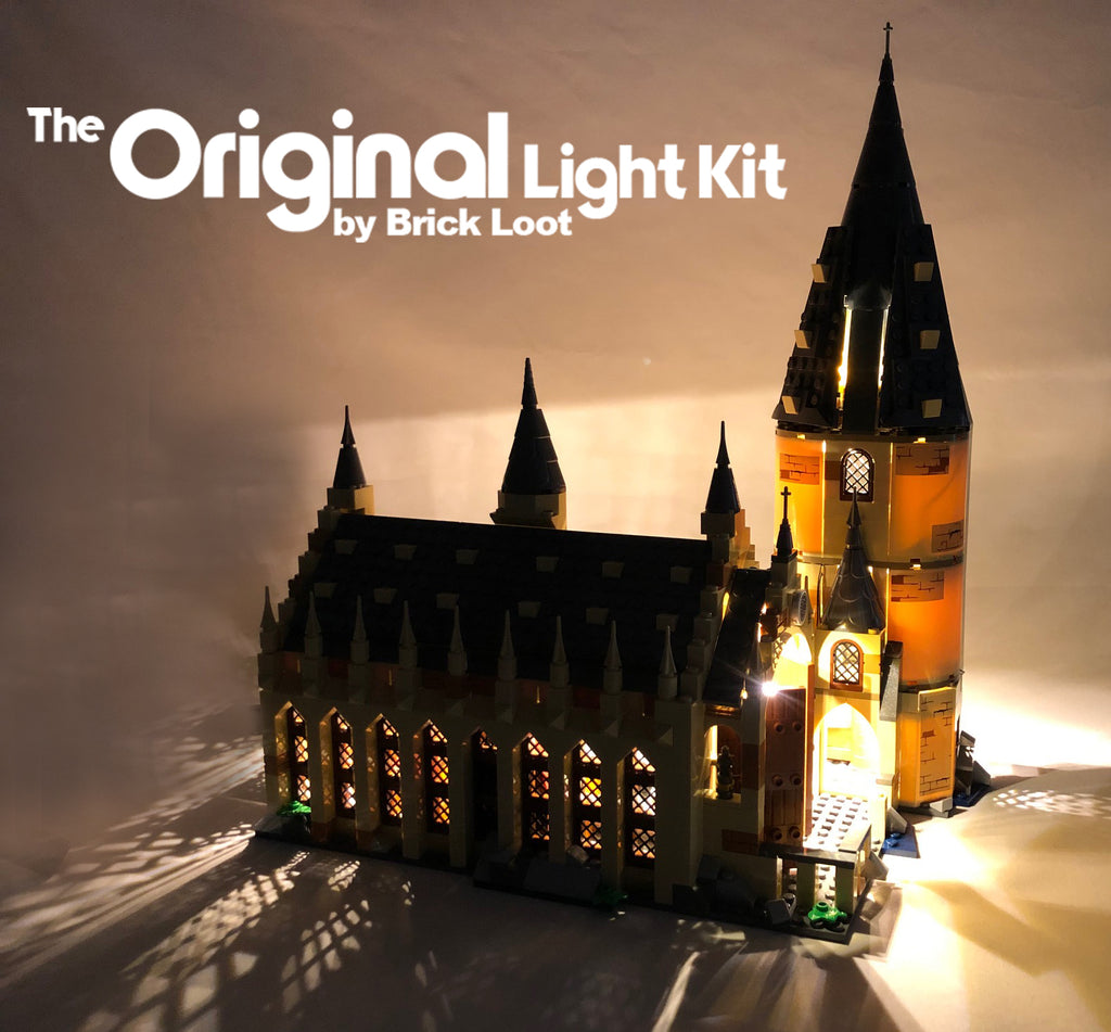 lego hogwarts castle lights