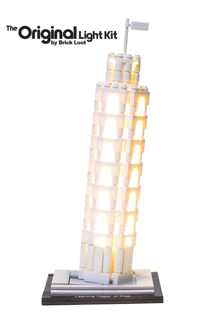 LED Lighting Kit for LEGO Architecture Leaning Tower of Pisa Set 21015 – Brick