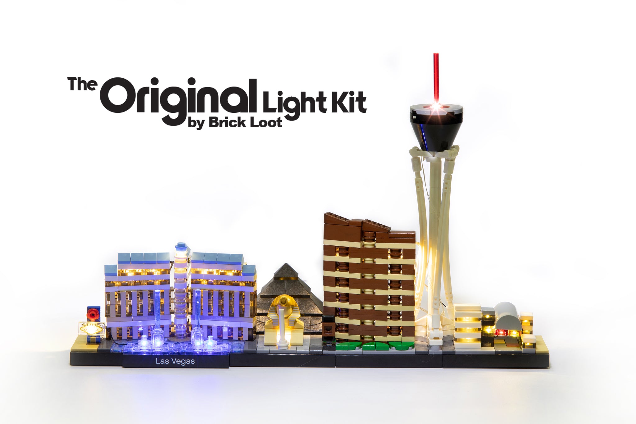 LED Lighting Kit for LEGO Architecture Skyline Collection Las Vegas 21