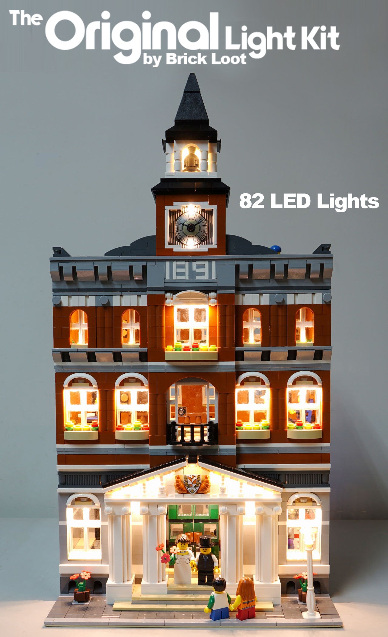 Big Ben Lighting Kit for set 10253 by Brick Loot (shin-