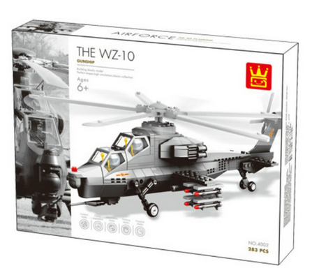 WANGE 4002 - WZ-10 Fiery Thunderbolt Helicopter Gunship – Brick Loot