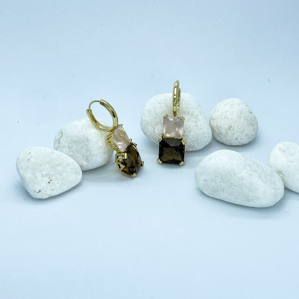 Sparkles Stargaze Asscher Earrings - Faved By Samanthi Jewellery