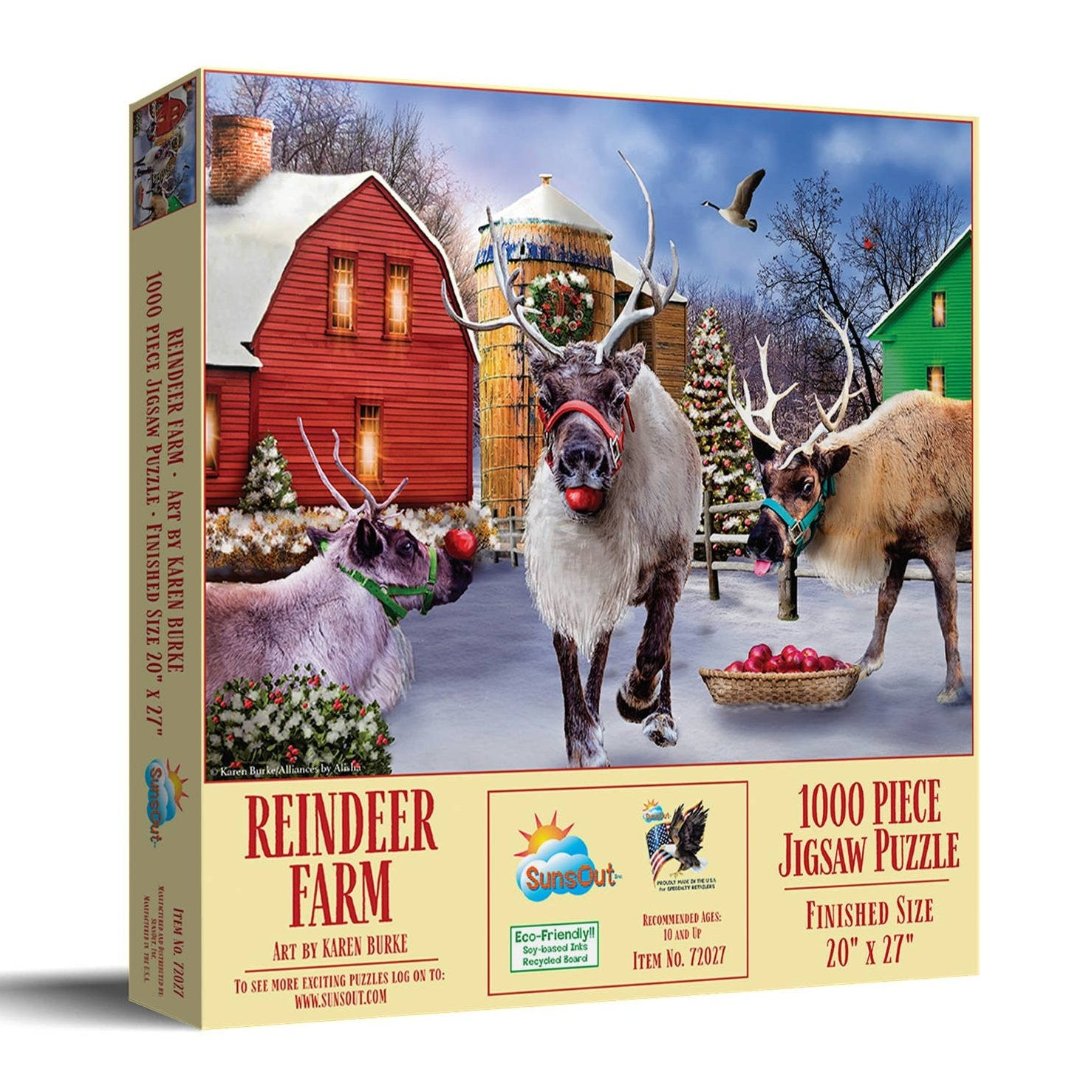 1000 - Piece Puzzle of a Reindeer Farm