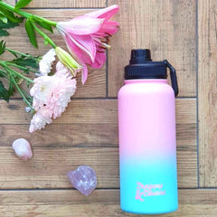 Dragons & Daisies Ombre Water Bottle