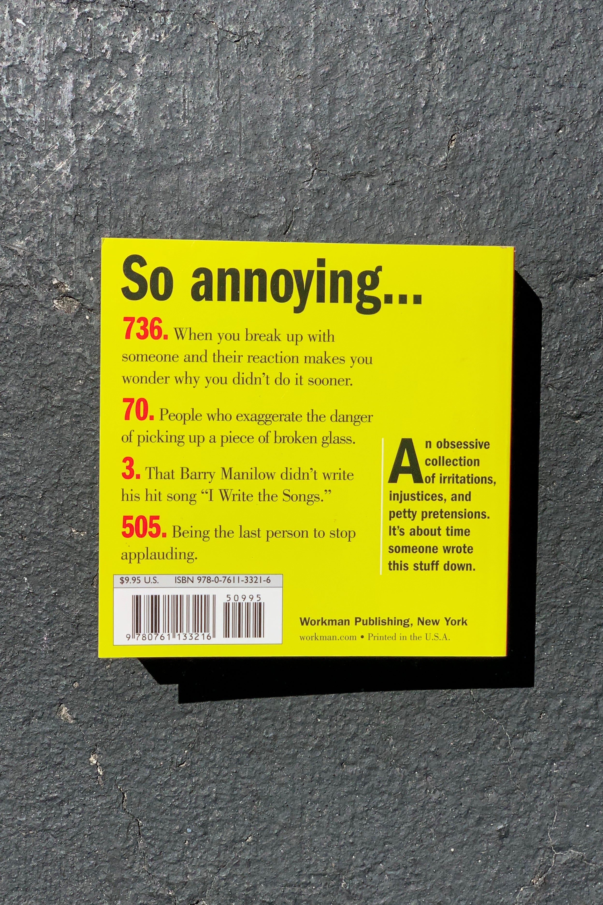 Don T You Just Hate That 738 Annoying Things Funny Quotes Small Book Spot