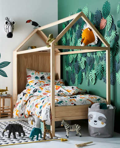 chambre enfant jungle