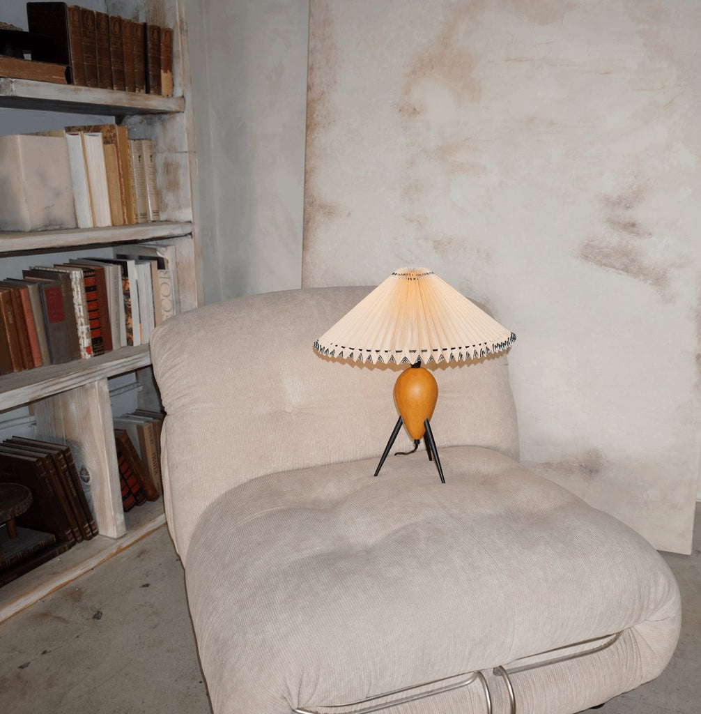 Nala Table Lamp - Vintage Mushroom Night Light in Orange or White