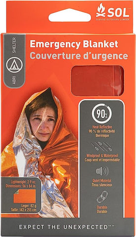 Emergency blanket for Adventure motorcycle riders