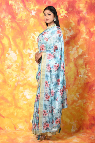 Best floral print sarees