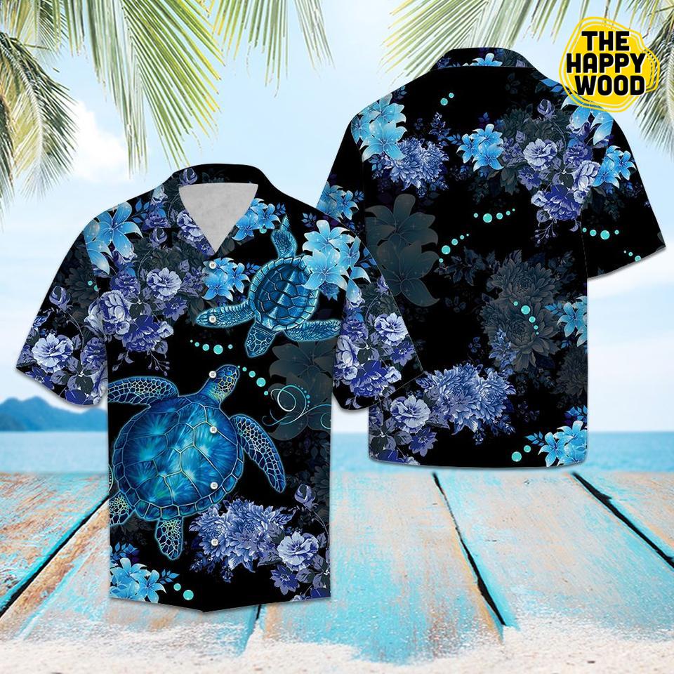 Turtle Ocean Hawaiian Hawaii Shirt{Size}