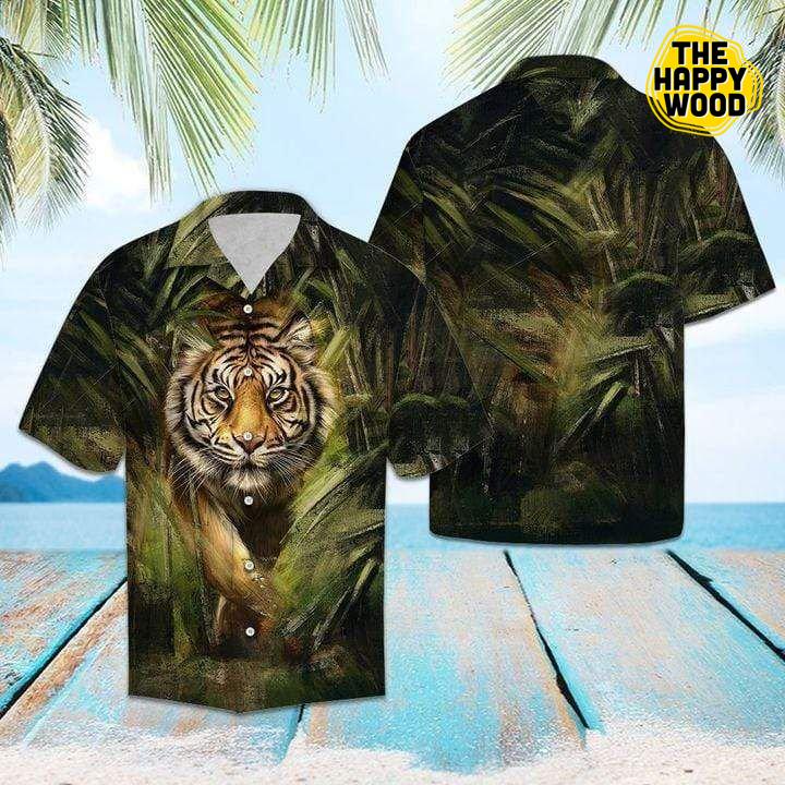 Stronger Tiger Hawaiian Hawaii Shirt{Size}