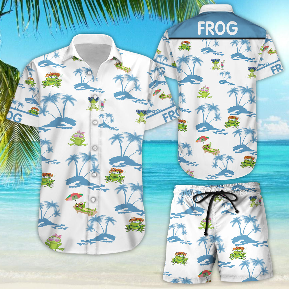 Shop Frog Hawaiian Shirt{Size}