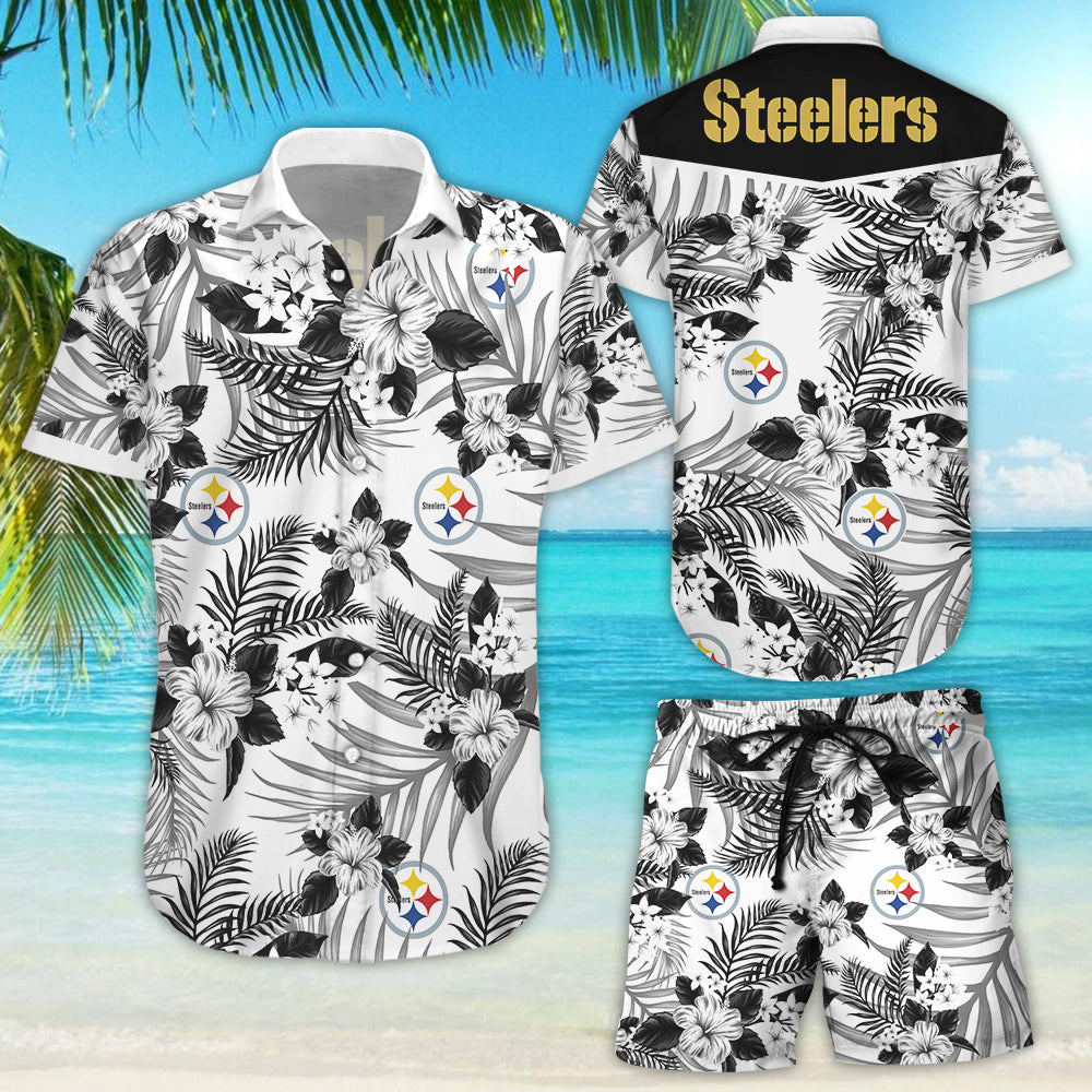 Steelers Hawaiian Shirt Summer Button Up Shirt For Men Hawaiian Summer Trends Shirt 2020{Size}